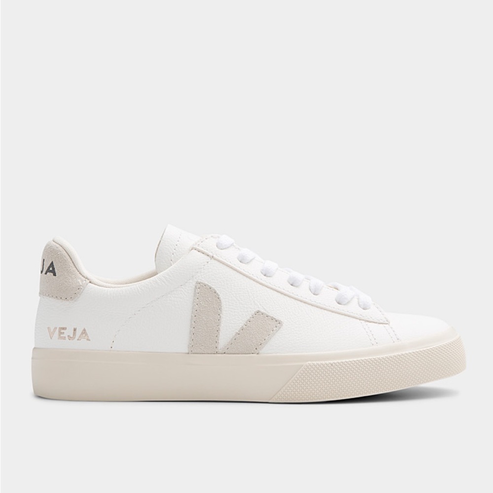 🤍 VEJA Campo White/Beige Leather/suede sneakers - Women’s Size 10 🤍